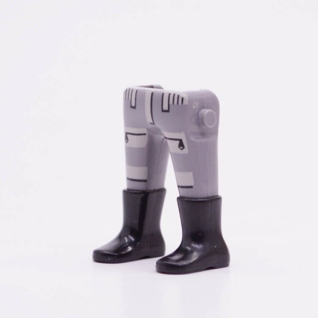 Playmobil 90010024 Benen Grijze Camo Broek Zw Laarzen - Legs Grey Camo Pants Bl Boots ,  groot uit kunststof in de kleur grijs. Geschikt vanaf 3+.