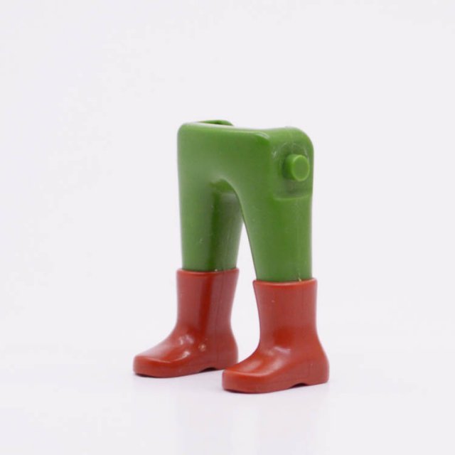 Playmobil 90010029 Benen Groene Broek Br Laarzen - Legs Green Pants Br Boots ,  groot uit kunststof in de kleur groen. Geschikt vanaf 3+.