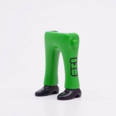 Playmobil 90010037 Benen Groene Broek Zw Schoenen - Legs Green Pants Bl Shoes