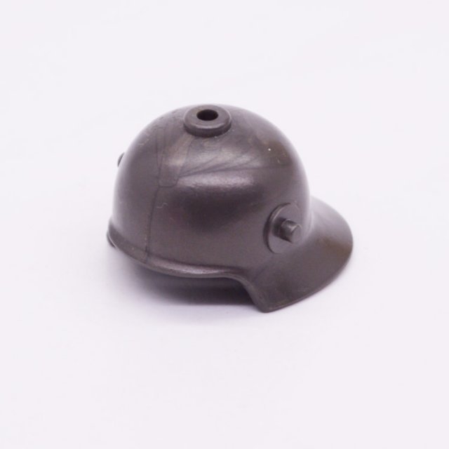 Playmobil 30048150 Helm Ridder Nekbescherming - D.M - Helmet Knight Neckguard ,  groot uit kunststof in de kleur d.metaal. Geschikt vanaf 3+.