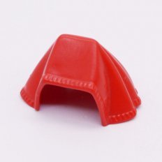 Playmobil 30077080 Hoofdkap Geplooid Rood - Kerchief Pleated Red
