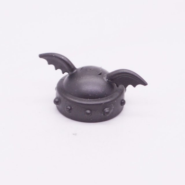 Playmobil 30085512 Helm Klein m Vleugels - Helmet Small w Wings ,  groot uit kunststof in de kleur d.metaal. Geschikt vanaf 3+.