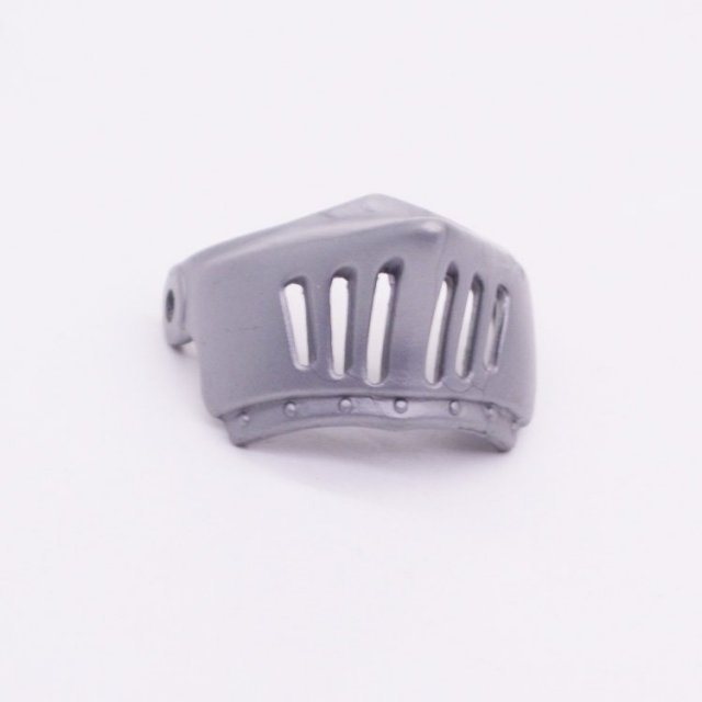 Playmobil 30099450 Vizier Helm Punt - Visor Helmet Pointed ,  groot uit kunststof in de kleur grijs. Geschikt vanaf 3+.