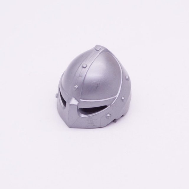 Playmobil 30202212 Helm Ridder - Helmet Knight ,  groot uit kunststof in de kleur grijs. Geschikt vanaf 3+.