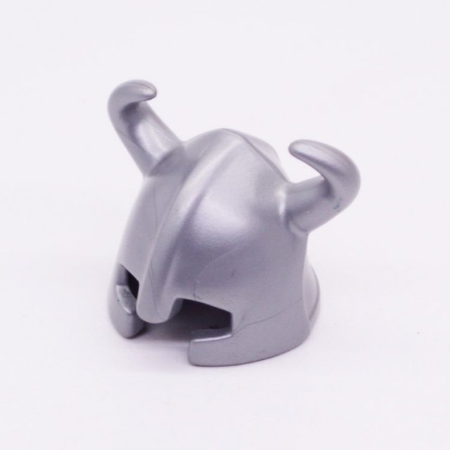 Playmobil 30221800 Helm m Hoorns - Helmet w Horns ,  groot uit kunststof in de kleur grijs. Geschikt vanaf 3+.