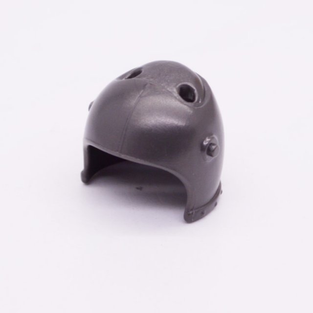 Playmobil 30229930 Helm Ridder D-Metaal - Helmet Knight D-Metal ,  groot uit kunststof in de kleur d.metaal. Geschikt vanaf 3+.
