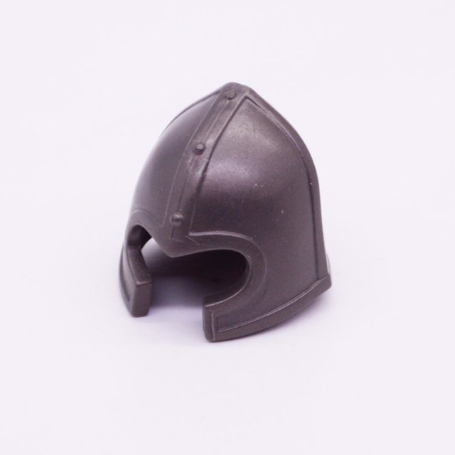 Playmobil 30236460 Helm Barbaren - Helmet Barbarian Black ,  groot uit kunststof in de kleur d.metaal. Geschikt vanaf 3+.