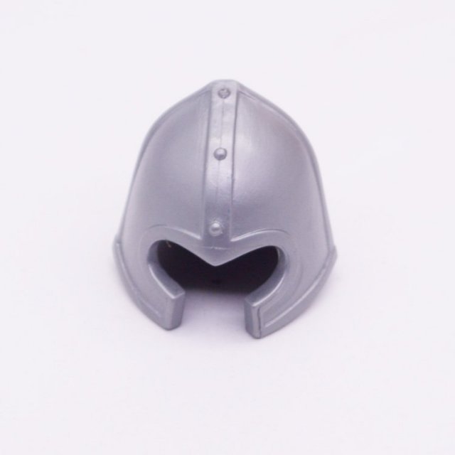 Playmobil 30246690 Helm Barbaren - Helmet Barbarian ,  groot uit kunststof in de kleur grijs. Geschikt vanaf 3+.