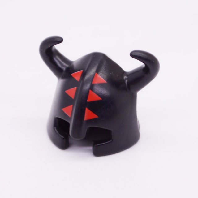 Playmobil 30627122 Helm m Hoorns Zwart - Helmet w Horns Black ,  groot uit kunststof in de kleur zwart. Geschikt vanaf 3+.