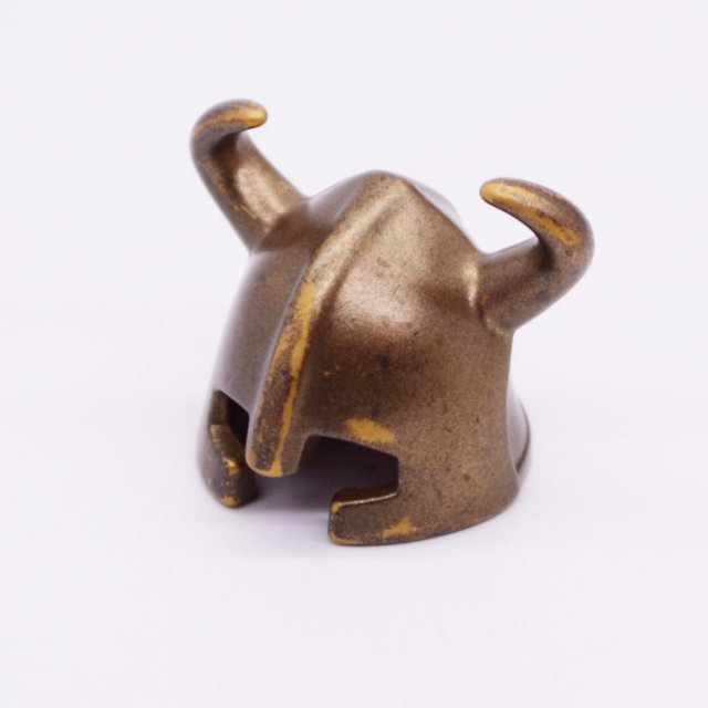 Playmobil 35297580 Helm m Hoorns Brons - Helmet w Horns Bronze ,  groot uit kunststof in de kleur brons. Geschikt vanaf 3+.