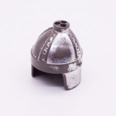 Playmobil 90000003 Helm Chroom 3 Gaten - Vintage - Helmet Chromé Soldier 3 Holes