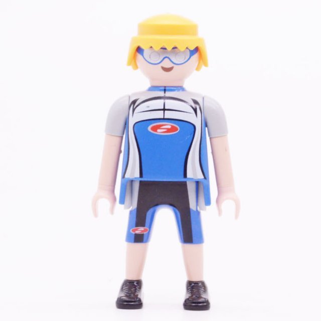 Playmobil 30000393 Man Wielrenner - Male Cyclist ,  groot uit kunststof in de kleur /. Geschikt vanaf 3+.