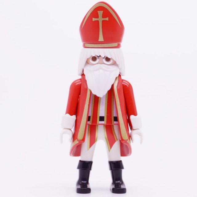Playmobil 30007842 Man Sinterklaas - Male Saint Nicolas ,  groot uit kunststof in de kleur /. Geschikt vanaf 3+.