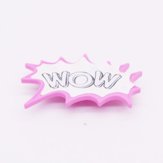 Playmobil 30071483 Bord Splash - WOW - Sign Splash ,  groot uit kunststof in de kleur roze. Geschikt vanaf 3+.
