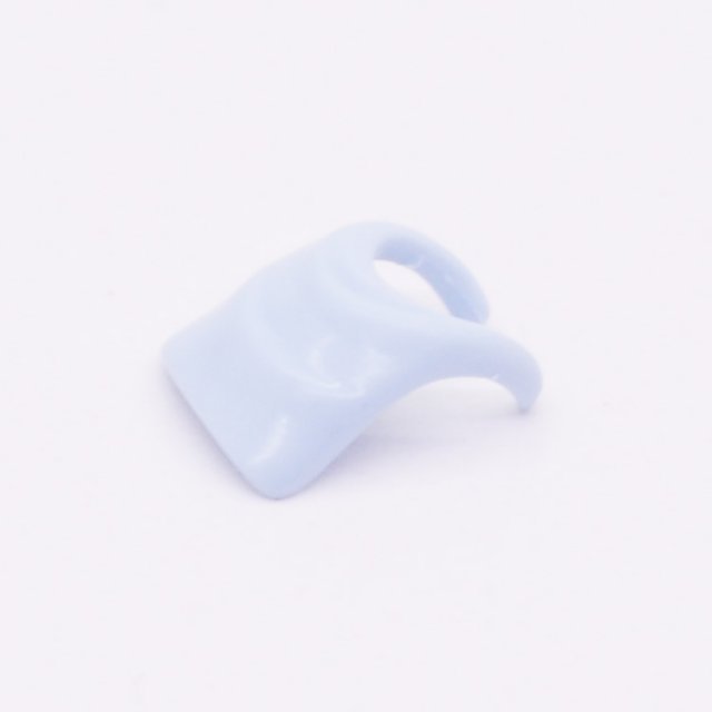 Playmobil 30609512 02 Slabbetje Tandarts Kinderen - Dental Bibs Children ,  groot uit kunststof in de kleur p.blauw. Geschikt vanaf 3+.