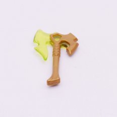 Playmobil 30030354 Bijl m Geel Kristal Blad - GO - Axe w Yellow Crystal Blade