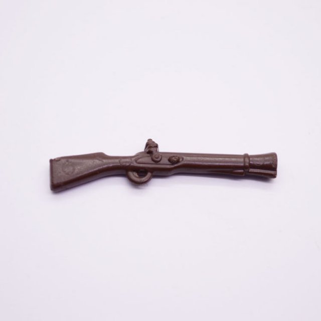 Playmobil 30066070 Geweer Musket - D BR - Rifle Musket ,  groot uit kunststof in de kleur d.bruin. Geschikt vanaf 3+.