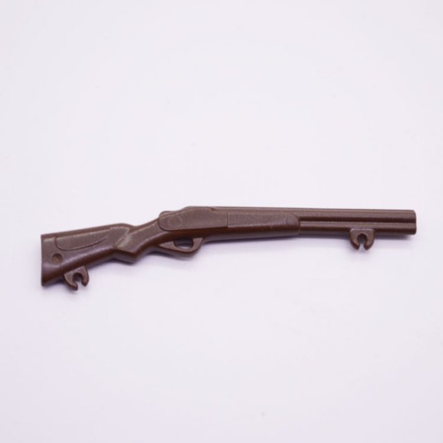 Playmobil 30073830 Jachtgeweer - D BR - Hunting Rifle ,  groot uit kunststof in de kleur d.bruin. Geschikt vanaf 3+.