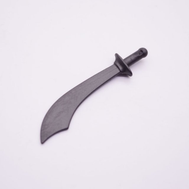 Playmobil 30205423 Sabel Zwaard - D ME - Saber Sword ,  groot uit kunststof in de kleur d.metaal. Geschikt vanaf 3+.