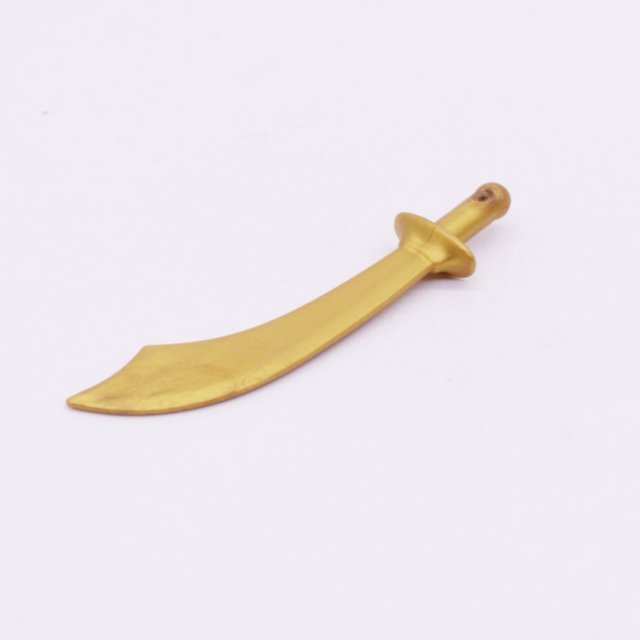 Playmobil 30207043 Sabel Zwaard - GO - Saber Sword ,  groot uit kunststof in de kleur goud. Geschikt vanaf 3+.