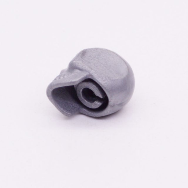 Playmobil 30209212 Doodskop Schedel Zilver - Skull Silver ,  groot uit kunststof in de kleur grijs. Geschikt vanaf 3+.