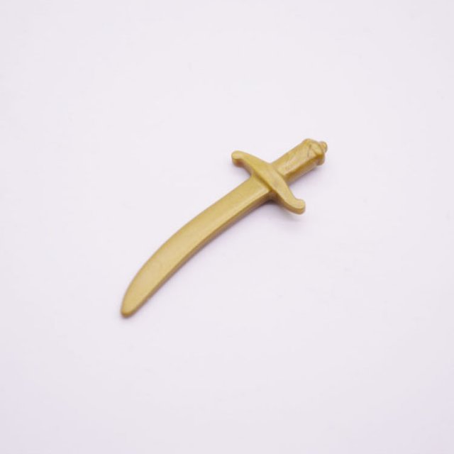 Playmobil 30210920 Sabel Zwaard Goud - Saber Sword Gold ,  groot uit kunststof in de kleur goud. Geschikt vanaf 3+.
