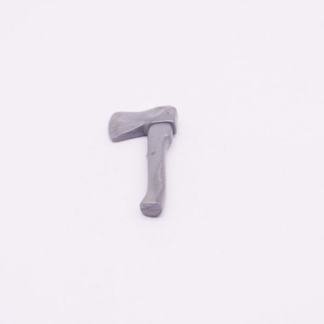 Playmobil 30510872 01 Handbijl 35mm - GR - Hand Axe 35mm ,  groot uit kunststof in de kleur grijs. Geschikt vanaf 3+.