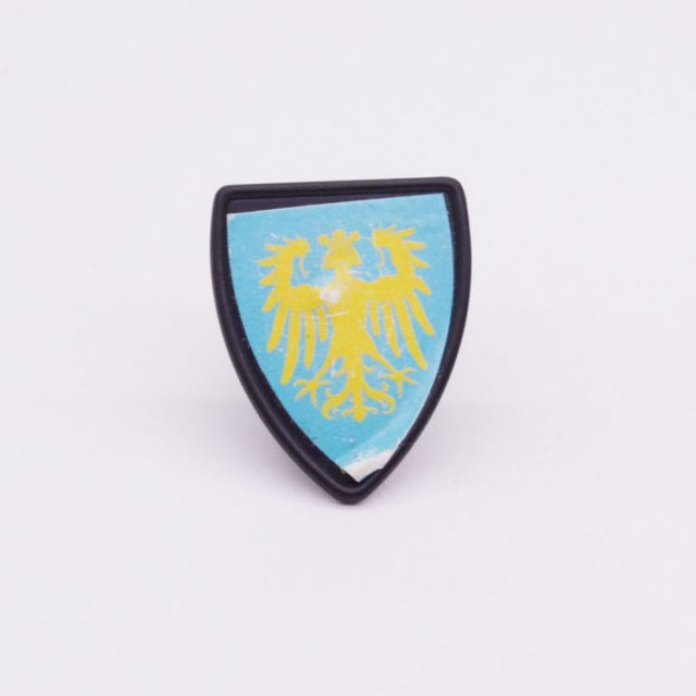 Playmobil 30027230 04 Schild Zwart Klein Arend - Shield Black Small Eagle ,  groot uit kunststof in de kleur zwart. Geschikt vanaf 3+.