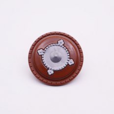 Playmobil 30048070 30076510 Schild Bruin m Zi Inleg - Shield Brown w Si Inlay
