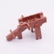Playmobil 30217892 Kar Kanon Houder - R BR - Trolley Cannon Holder ,  groot uit kunststof in de kleur r.bruin. Geschikt vanaf 3+.