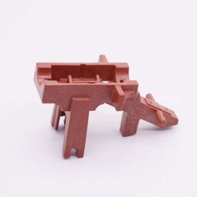 Playmobil 30217892 Kar Kanon Houder - R BR - Trolley Cannon Holder ,  groot uit kunststof in de kleur r.bruin. Geschikt vanaf 3+.