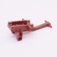 Playmobil 30218032 Kar Kanon Houder - Trolley Cannon Holder ,  groot uit kunststof in de kleur r.bruin. Geschikt vanaf 3+.