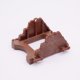Playmobil 30222500 Kanon Houder Groot - Cannon Holder Big ,  groot uit kunststof in de kleur bruin. Geschikt vanaf 3+.