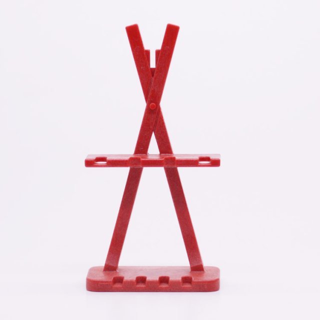 Playmobil 30224280 Wapenrek Ridders - R - Weapons Stand Knights ,  groot uit kunststof in de kleur rood. Geschikt vanaf 3+.