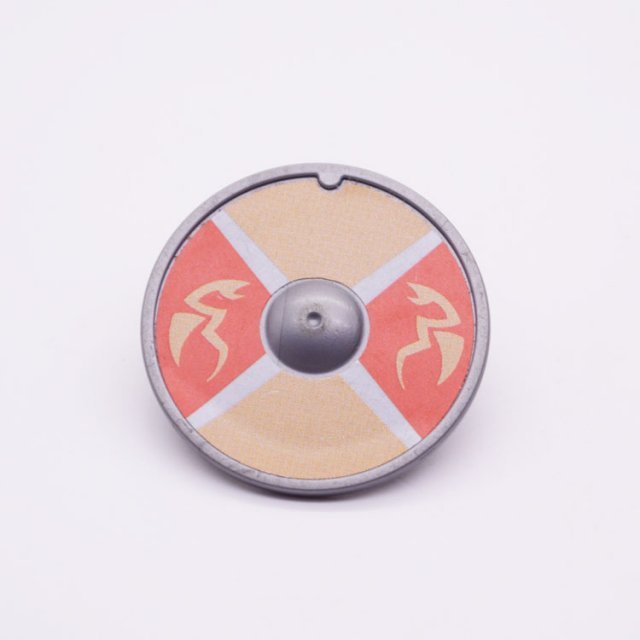 Playmobil 30228320 30897170 04 Schild Rond Viking - Shield Round Viking ,  groot uit kunststof in de kleur grijs. Geschikt vanaf 3+.