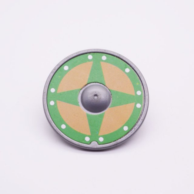 Playmobil 30228320 30897170 05 Schild Rond Viking - Shield Round Viking ,  groot uit kunststof in de kleur grijs. Geschikt vanaf 3+.