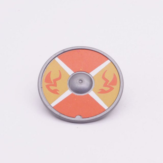 Playmobil 30228320 30897170 07 Schild Rond Viking - Shield Round Viking ,  groot uit kunststof in de kleur grijs. Geschikt vanaf 3+.