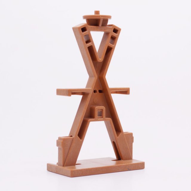 Playmobil 30246920 Wapenrek Ridders - L BR - Weapons Stand Knights ,  groot uit kunststof in de kleur l.bruin. Geschikt vanaf 3+.