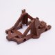 Playmobil 30247210 Houten Frame Kanon - Wooden Frame Cannon ,  groot uit kunststof in de kleur bruin. Geschikt vanaf 3+.