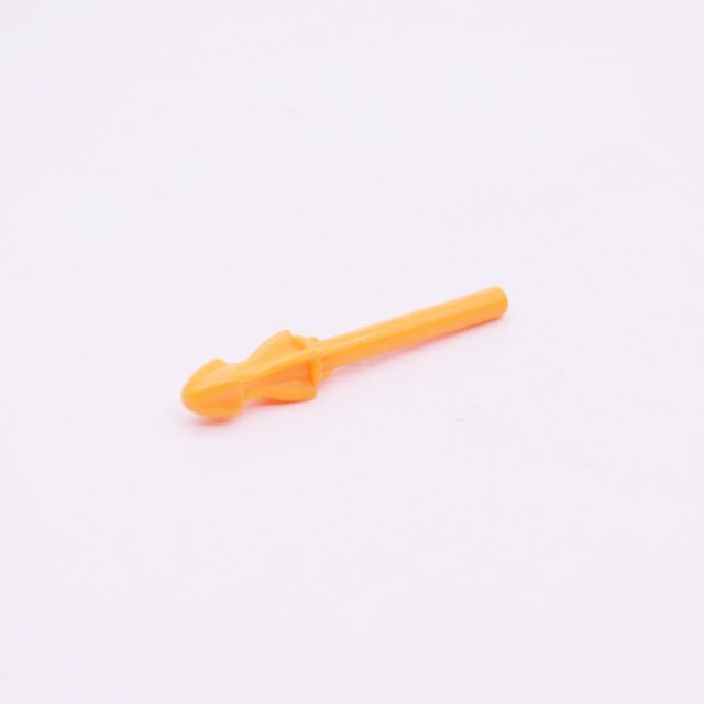 Playmobil 30249862 Projectiel Raket Kort - OR - Projectile Missile Short ,  groot uit kunststof in de kleur oranje. Geschikt vanaf 3+.
