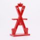 Playmobil 30272210 30278410 Wapenrek Ridders - R - Weapons Stand Knights ,  groot uit kunststof in de kleur rood. Geschikt vanaf 3+.
