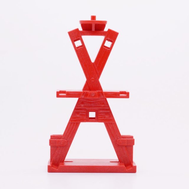 Playmobil 30272210 30278410 Wapenrek Ridders - R - Weapons Stand Knights ,  groot uit kunststof in de kleur rood. Geschikt vanaf 3+.