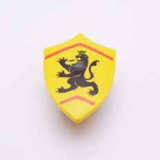 Playmobil 30622323 Schild Geel m Zw Leeuw - Shield Yellow w Bl Lion