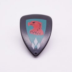 Playmobil 30622413 Schild Zwart m Valk - Shield Black w Falcon