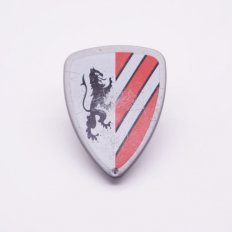 Playmobil 30622540 Schild Gr Zw Leeuw - Shield Gr Bl Lion