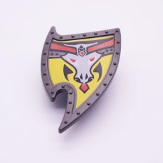 Playmobil 30623823 Schild Grijs m Stier Hoofd - Shield Grey w Bull Head