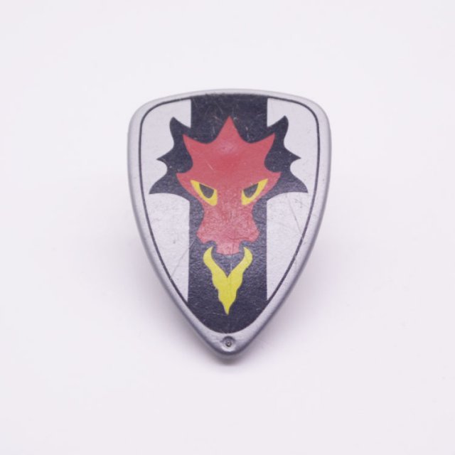 Playmobil 30624972 Schild Grijs m Draak - Shield Grey w Dragon ,  groot uit kunststof in de kleur grijs. Geschikt vanaf 3+.