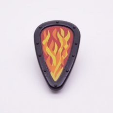 Playmobil 30625242 Schild Zwart m Vlammen - Shield Black w Flames