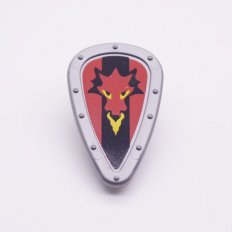 Playmobil 30625352 Schild Grijs m Draak - Shield Grey w Dragon