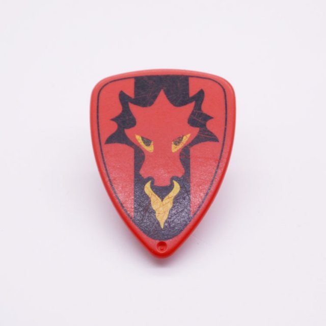 Playmobil 30625362 Schild Rood Draak - Shield Red Dragon ,  groot uit kunststof in de kleur rood. Geschikt vanaf 3+.